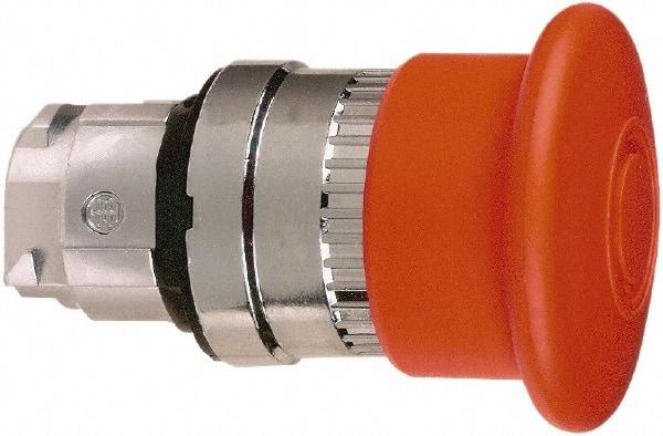 Schneider Electric - 22mm Mount Hole, Extended Mushroom Head, Pushbutton Switch Only - Round, Red Pushbutton, Maintained (MA), Momentary (MO) - Americas Tooling