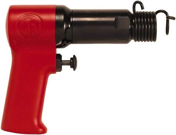 Chicago Pneumatic - 3,500 BPM, 2.28 Inch Long Stroke, Pneumatic Scaling Hammer - 14 CFM Air Consumption, 1/4 NPT Inlet - Americas Tooling