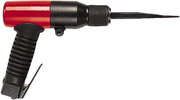 Chicago Pneumatic - 2,200 BPM, 1.53 Inch Long Stroke, Pneumatic Chipping Hammer - 8 CFM Air Consumption, 1/4 NPT Inlet - Americas Tooling