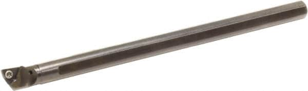 Sumitomo - 0.6" Min Bore Diam, 8" OAL, 1/2" Shank Diam, A-SWLP Indexable Boring Bar - WPMT 21.51 Insert, Screw Holding Method - Americas Tooling