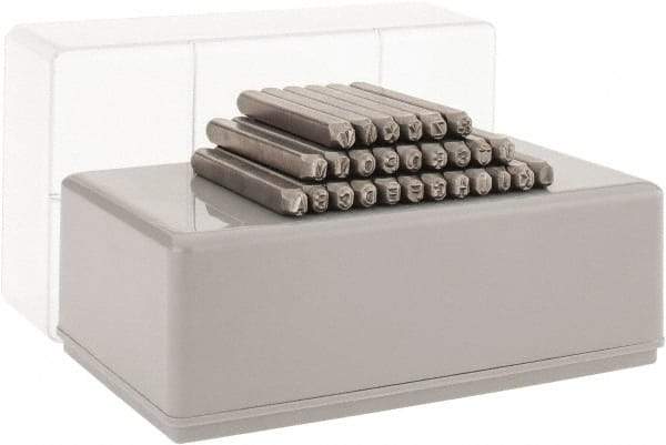 C.H. Hanson - 27 Piece, 1/8" Character Steel Stamp Set - Letters, Standard - Americas Tooling