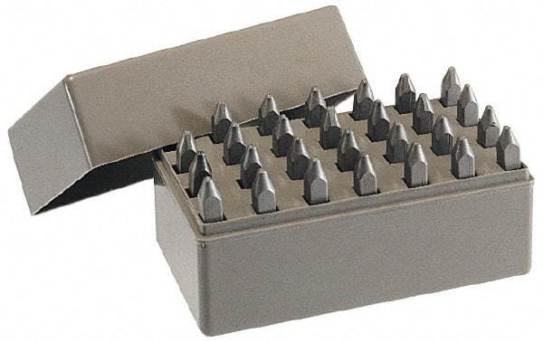 C.H. Hanson - 27 Piece, 3/16" Character Steel Stamp Set - Letters, Heavy Duty - Americas Tooling