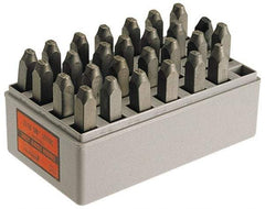 C.H. Hanson - 27 Piece, 1/8" Character Steel Stamp Set - Letters, Reverse - Americas Tooling