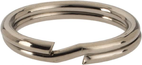 C.H. Hanson - 5/8" ID, 20mm OD, 2mm Thick, Split Ring - Carbon Spring Steel, Nickel Plated Finish - Americas Tooling