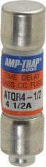 Ferraz Shawmut - 300 VDC, 600 VAC, 4.5 Amp, Time Delay General Purpose Fuse - Clip Mount, 1-1/2" OAL, 100 at DC, 200 at AC kA Rating, 13/32" Diam - Americas Tooling