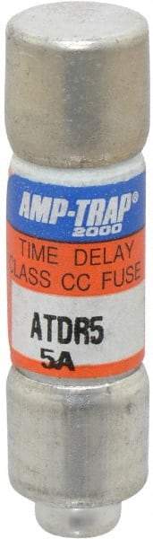 Ferraz Shawmut - 300 VDC, 600 VAC, 5 Amp, Time Delay General Purpose Fuse - Clip Mount, 1-1/2" OAL, 100 at DC, 200 at AC kA Rating, 13/32" Diam - Americas Tooling