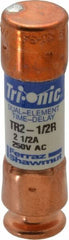 Ferraz Shawmut - 250 VAC/VDC, 2.5 Amp, Time Delay General Purpose Fuse - Clip Mount, 50.8mm OAL, 20 at DC, 200 at AC kA Rating, 9/16" Diam - Americas Tooling