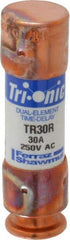 Ferraz Shawmut - 160 VDC, 250 VAC, 30 Amp, Time Delay General Purpose Fuse - Clip Mount, 50.8mm OAL, 20 at DC, 200 at AC kA Rating, 9/16" Diam - Americas Tooling