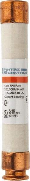 Ferraz Shawmut - 600 VAC/VDC, 2.25 Amp, Time Delay General Purpose Fuse - Clip Mount, 127mm OAL, 20 at DC, 200 at AC kA Rating, 13/16" Diam - Americas Tooling