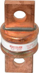 Ferraz Shawmut - 160 VDC, 300 VAC, 300 Amp, Fast-Acting General Purpose Fuse - Bolt-on Mount, 2-3/4" OAL, 200 at AC, 50 at DC kA Rating, 1-21/64" Diam - Americas Tooling