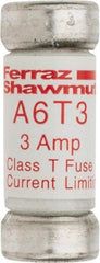 Ferraz Shawmut - 300 VDC, 600 VAC, 3 Amp, Fast-Acting General Purpose Fuse - Clip Mount, 1-1/2" OAL, 100 at DC, 200 at AC kA Rating, 9/16" Diam - Americas Tooling