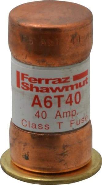 Ferraz Shawmut - 300 VDC, 600 VAC, 40 Amp, Fast-Acting General Purpose Fuse - Clip Mount, 1-9/16" OAL, 100 at DC, 200 at AC kA Rating, 13/16" Diam - Americas Tooling