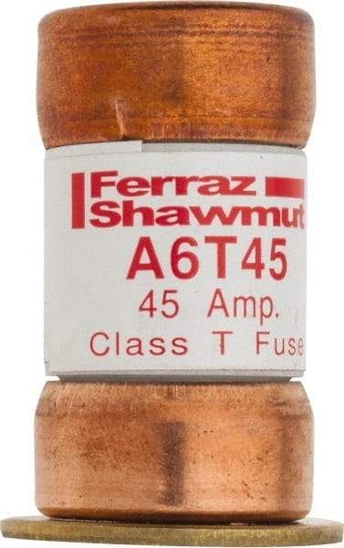 Ferraz Shawmut - 300 VDC, 600 VAC, 45 Amp, Fast-Acting General Purpose Fuse - Clip Mount, 1-9/16" OAL, 100 at DC, 200 at AC kA Rating, 13/16" Diam - Americas Tooling