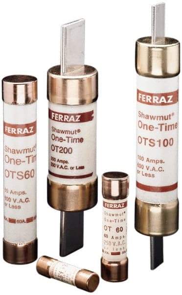 Ferraz Shawmut - 300 VDC, 600 VAC, 400 Amp, Fast-Acting General Purpose Fuse - Clip Mount, 11-5/8" OAL, 20 at DC, 50 at AC kA Rating, 2-9/16" Diam - Americas Tooling