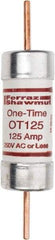 Ferraz Shawmut - 250 VAC/VDC, 125 Amp, Fast-Acting General Purpose Fuse - Clip Mount, 7-1/8" OAL, 20 at DC, 50 at AC kA Rating, 1-9/16" Diam - Americas Tooling