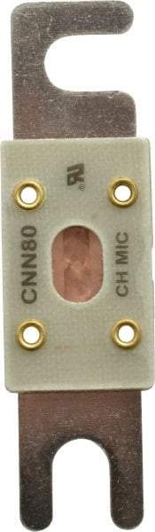 Ferraz Shawmut - 80 Amp Visible Link Flat Forklift & Truck Fuse - 125VAC, 48VDC, 3.18" Long x 0.75" Wide, Littelfuse CNN80, Bussman ANN80, Ferraz Shawmut CNN80 - Americas Tooling