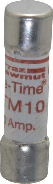 Ferraz Shawmut - 250 VAC, 10 Amp, Fast-Acting General Purpose Fuse - Clip Mount, 1-1/2" OAL, 10 at AC kA Rating, 13/32" Diam - Americas Tooling