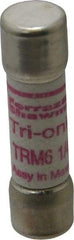 Ferraz Shawmut - 250 VAC, 6.25 Amp, Time Delay General Purpose Fuse - Clip Mount, 1-1/2" OAL, 10 at AC kA Rating, 13/32" Diam - Americas Tooling