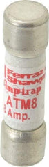 Ferraz Shawmut - 600 VAC/VDC, 8 Amp, Fast-Acting General Purpose Fuse - Clip Mount, 1-1/2" OAL, 100 at AC/DC kA Rating, 13/32" Diam - Americas Tooling