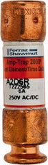 Ferraz Shawmut - 250 VAC/VDC, 6 Amp, Time Delay General Purpose Fuse - Clip Mount, 51mm OAL, 100 at DC, 200 at AC kA Rating, 9/16" Diam - Americas Tooling