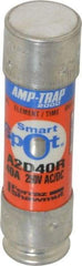 Ferraz Shawmut - 250 VAC/VDC, 40 Amp, Time Delay General Purpose Fuse - Clip Mount, 76mm OAL, 100 at DC, 200 at AC kA Rating, 13/16" Diam - Americas Tooling