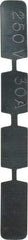 Ferraz Shawmut - 250 VAC, 30 Amp, Fast-Acting Renewable Fuse - Fuse Holder Mount, 51mm OAL, 10 at AC kA Rating, 9/16" Diam - Americas Tooling