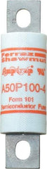 Ferraz Shawmut - 450 VDC, 500 VAC, 100 Amp, Fast-Acting Semiconductor/High Speed Fuse - Bolt-on Mount, 3-5/8" OAL, 100 at AC, 79 at DC kA Rating, 1" Diam - Americas Tooling