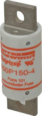 Ferraz Shawmut - 450 VDC, 500 VAC, 150 Amp, Fast-Acting Semiconductor/High Speed Fuse - Bolt-on Mount, 3-5/8" OAL, 100 at AC, 79 at DC kA Rating, 31mm Diam - Americas Tooling