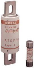 Ferraz Shawmut - 650 VDC, 700 VAC, 20 Amp, Fast-Acting Semiconductor/High Speed Fuse - Bolt-on Mount, 2-7/8" OAL, 100 at AC/DC kA Rating, 9/16" Diam - Americas Tooling