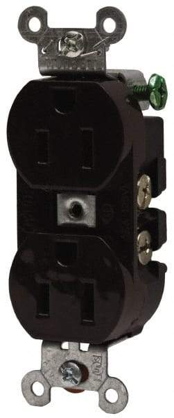 Hubbell Wiring Device-Kellems - Straight Blade Receptacles   Receptacle Type: Duplex Receptacle    Grade: Specification - Americas Tooling