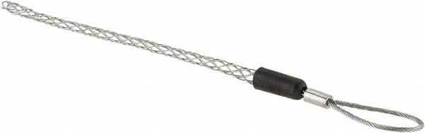 Hubbell Wiring Device-Kellems - Flexible Eye, Single Weave Mesh, Steel Wire Pulling Grip - 4-1/4" Mesh, 1/4 to 0.37" Cable Diam - Americas Tooling