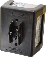 Hubbell Wiring Device-Kellems - 2 Poles, 30 Amp, 1 NEMA, Enclosed Toggle Manual Motor Starter - 100.8mm Wide x 87.1mm Deep x 114.8mm High, 15 hp, CSA Certified, NEMA 1, UL Listed - Americas Tooling