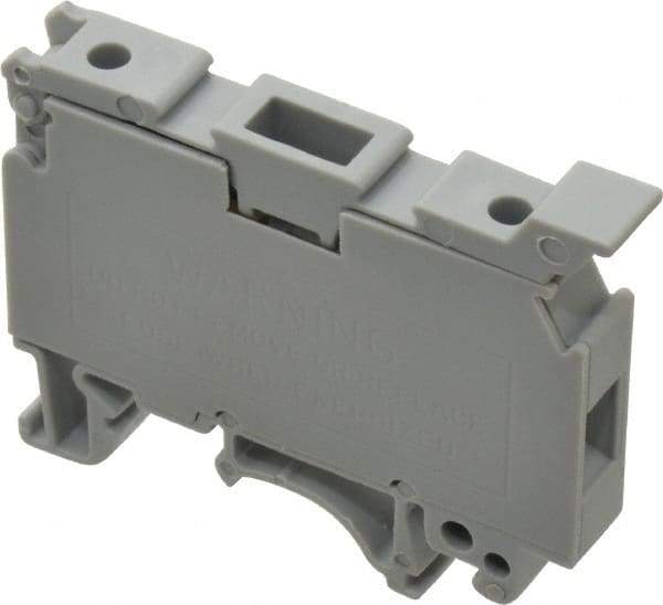 ACI - 300 Volt, 6.3 Amp, 14 to 131°F, Fused Terminal Block - 20 to 12 AWG Compatibility, 42-1/2mm High x 58mm Deep - Americas Tooling