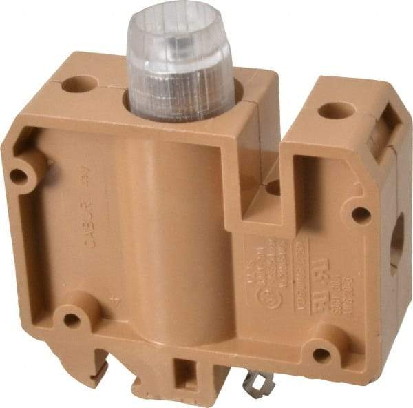 ACI - 30 Amp, DIN Rail Mount, Fused Terminal Block - 10 to 4 AWG Compatibility, 86mm High x 79mm Deep - Americas Tooling