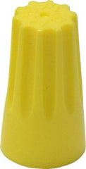 3M - 3, 20 to 2, 12 AWG, 600 Volt, Fire Resistant, Standard Twist on Wire Connector - Yellow, 221°F - Americas Tooling