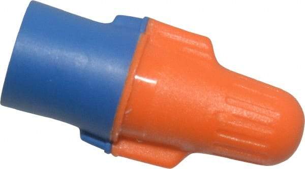 3M - 2, 22 to 3, 12 AWG, 600 Volt, Flame Retardant, Wing Twist on Wire Connector - Blue & Orange, 221°F - Americas Tooling