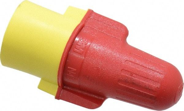 3M - 2, 18 to 2, 8 AWG, 600 Volt, Flame Retardant, Wing Twist on Wire Connector - Red & Yellow, 221°F - Americas Tooling