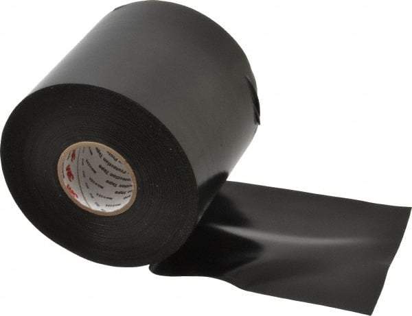 3M - 4" x 100', Black Vinyl Electrical Tape - Series 50, 10 mil Thick, 20 Lb./Inch Tensile Strength - Americas Tooling