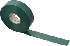 3M - 3/4" x 66', Green Vinyl Electrical Tape - Series 35, 7 mil Thick, 1,250 V/mil Dielectric Strength, 17 Lb./Inch Tensile Strength - Americas Tooling