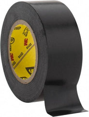 3M - 3/4" x 20', Black Vinyl Electrical Tape - Series 33+, 7 mil Thick, 1,150 V/mil Dielectric Strength, 15 Lb./Inch Tensile Strength - Americas Tooling