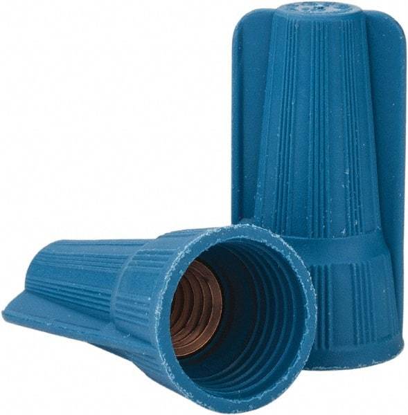 Thomas & Betts - 3, 12 to 1, 6 + 2, 8 AWG, Corrosion Resistant, Wing Twist on Wire Connector - Blue - Americas Tooling