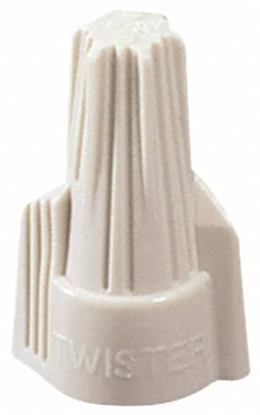 Ideal - 3, 14 to 2, 8 + 2, 12 AWG, 600 Volt, Flame Retardant, Wing Twist on Wire Connector - Gray, 221°F - Americas Tooling