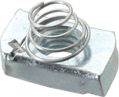 Thomas & Betts - Steel Short Spring Strut Nut - 1/2" Bolt, Used with Thomas & Betts Channel Type B Only - Americas Tooling