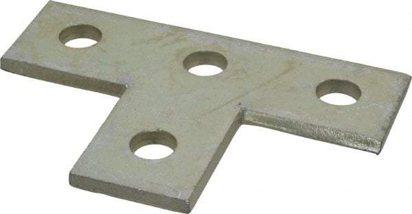 Thomas & Betts - Zinc Dichromate Steel Flat Plate Strut Fitting - Used with Joining Metal Framing Channel & Strut - Americas Tooling