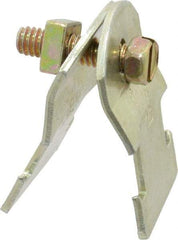 Thomas & Betts - 1/2" Pipe, 16 Gauge" Pipe or Tube Clamp - Gold Galvanized, 650 Lb Capacity - Americas Tooling