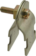 Thomas & Betts - 3/4" Pipe, 16 Gauge" Pipe or Tube Clamp - Gold Galvanized, 650 Lb Capacity - Americas Tooling