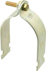 Thomas & Betts - 3" Pipe, 1/8 Gauge" Pipe or Conduit Clamp - Gold Galvanized, Rigid & IMC Conduit - Americas Tooling