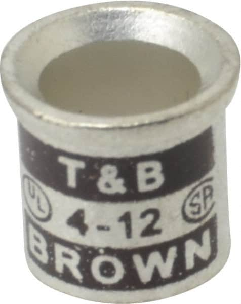 Thomas & Betts - (3) 8 to (1) 4 with (2) 10 AWG Bullet Connector - Brown Insulation - Americas Tooling