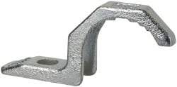 Thomas & Betts - 1-1/2" Pipe, Steel, Hot Dipped Galvanized" Pipe or Conduit Strap - 3/8" Bolt, 1 Mounting Hole - Americas Tooling