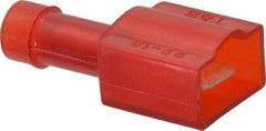 Thomas & Betts - 22 to 18 AWG, Nylon, Fully Insulated, Male Wire Disconnect - 1/4 Inch Wide Tab, Red, CSA Certified, RoHS Compliant, UL 94 V-0, UL File E66716, UL Listed - Americas Tooling